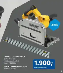 Davidsen DeWalt dyksav 230 v tilbud