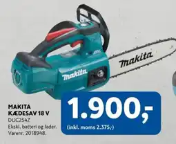 Davidsen Makita kædesav 18 v duc254z tilbud