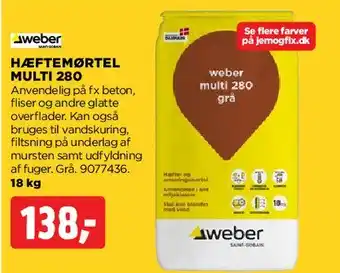 Hæftemørtel Multi 280
