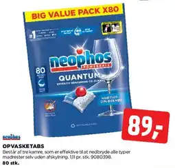 jem & fix Neophos Quantum opvasketabs tilbud