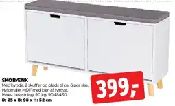 jem & fix Skobænk tilbud