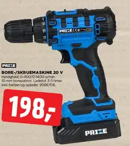 jem & fix Bore-/skruemaskine 20 V tilbud