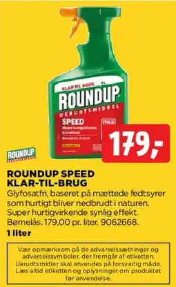 jem & fix ROUNDUP SPEED KLAR-TIL-BRUG tilbud