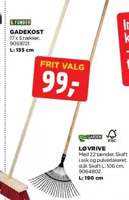 jem & fix Gadekost & Løvrive tilbud