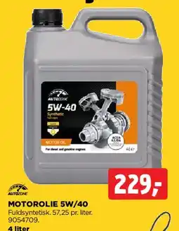 jem & fix Motorolie 5W/40 tilbud
