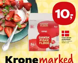 SuperBrugsen Dansk piske fløde (Coop) tilbud