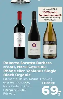 SuperBrugsen Aalborg Taffel Akvavit, Grant's Triple Wood Whisky, Bottega Limoncello, Hansen Rom m.fl. tilbud