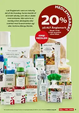 Kvickly Medlemsrabat 20% på ALT Änglamark tilbud