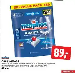 jem & fix OPVASKETABS tilbud