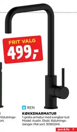 jem & fix KØKKENARMATUR tilbud