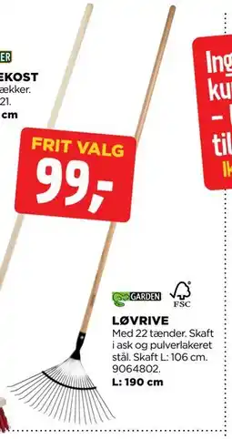 jem & fix LØVRIVE tilbud