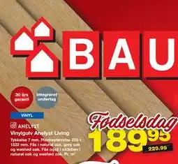 Bauhaus Vinylgulv Anelyst Living tilbud