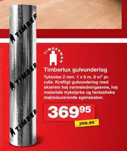 Bauhaus Timberlux gulvunderlag tilbud