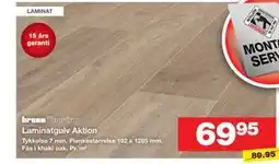 Bauhaus Laminatgulv Aktion tilbud
