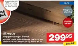 Bauhaus Vinylgulv Anelyst Select tilbud