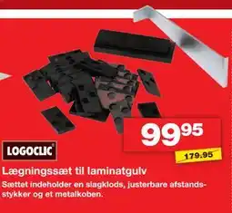 Bauhaus LOGOCLIC Lægningssæt til laminatgulv tilbud