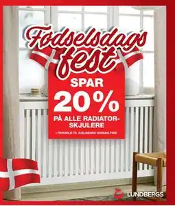 Bauhaus SPAR 20% PÅ ALLE RADIATORSKJULERE tilbud
