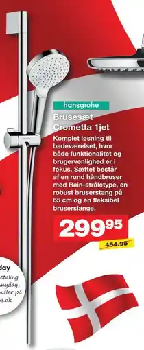 Bauhaus Brusesæt Crometta 1jet tilbud