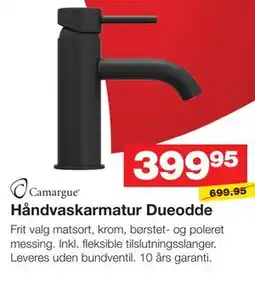Bauhaus Håndvaskarmatur Dueodde tilbud