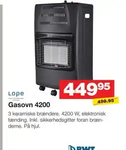 Bauhaus Gasovn 4200 tilbud