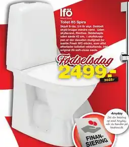 Bauhaus Toilet Ifö Spira tilbud