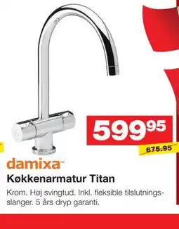 Bauhaus Køkkenarmatur Titan tilbud