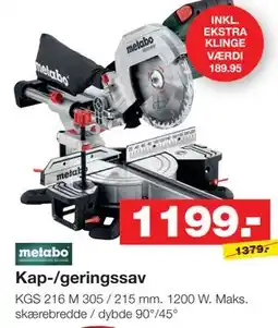 Bauhaus Kap-/geringssav tilbud