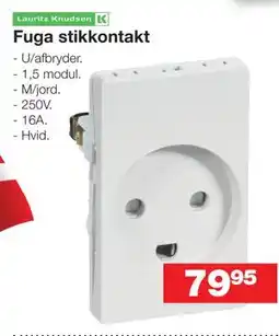 Bauhaus Fuga stikkontakt tilbud