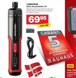 Bauhaus Akku skruetrækker 4V tilbud