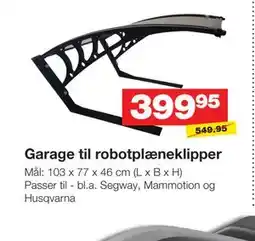 Bauhaus Garage til robotplæneklipper tilbud