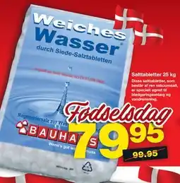 Bauhaus Salttabletter 25 kg tilbud