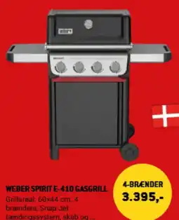 XL-BYG Weber spirit e-410 gasgrill tilbud