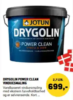 XL-BYG Jotun Drygolin Power Clean Vinduesmaling tilbud