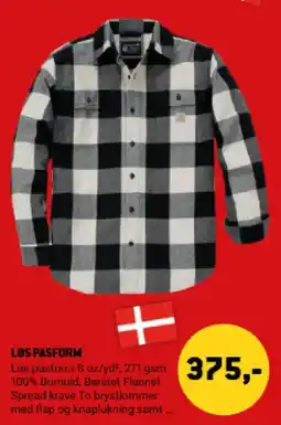 XL-BYG Carhartt flanell skjorte tilbud