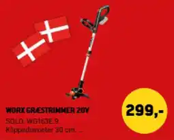 XL-BYG Worx græstrimmer 20v tilbud