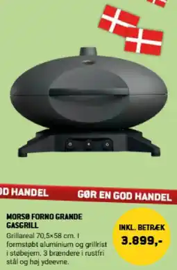 XL-BYG Morsø forno grande gasgrill tilbud