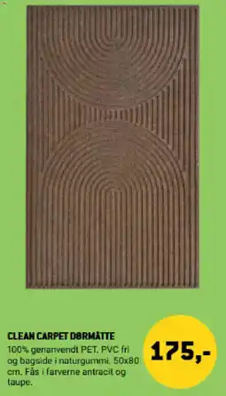 XL-BYG Clean Carpet Dørmåtte tilbud