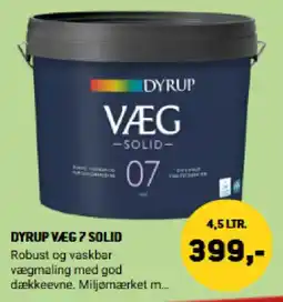 XL-BYG Dyrup væg 7 solid tilbud