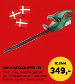 XL-BYG Bosch hækkeklipper 18v tilbud