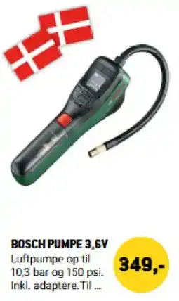XL-BYG Bosch pumpe 3,6v tilbud