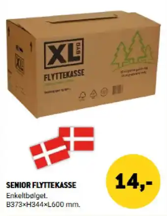 XL-BYG Senior flyttekasse tilbud