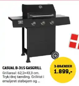 XL-BYG Casual B-315 Gasgrill tilbud
