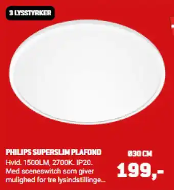 XL-BYG Philips superslim plafond tilbud