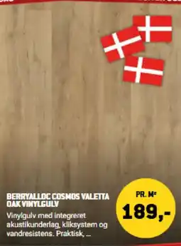 XL-BYG Berryalloc cosmos valetta oak vinylgulv tilbud