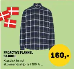 XL-BYG Proactive Flannel Skjorte tilbud