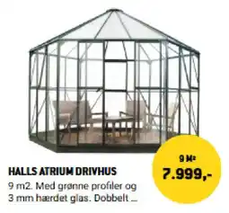 XL-BYG Halls Atrium Drivhus tilbud