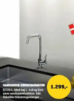 XL-BYG Hansgrohe Køkkenarmatur Ecoss L tilbud