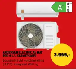XL-BYG Andersen Electric AE Mat Pro 9 L/L Varmepumpe tilbud