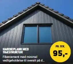 XL-BYG Hardieplank med træstruktur tilbud