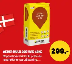 XL-BYG weber multi 280 hvid tilbud